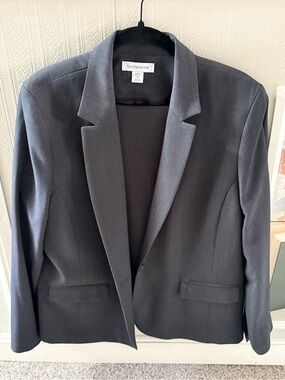 Liz Claiborne Gray Women's Blazer Jacket